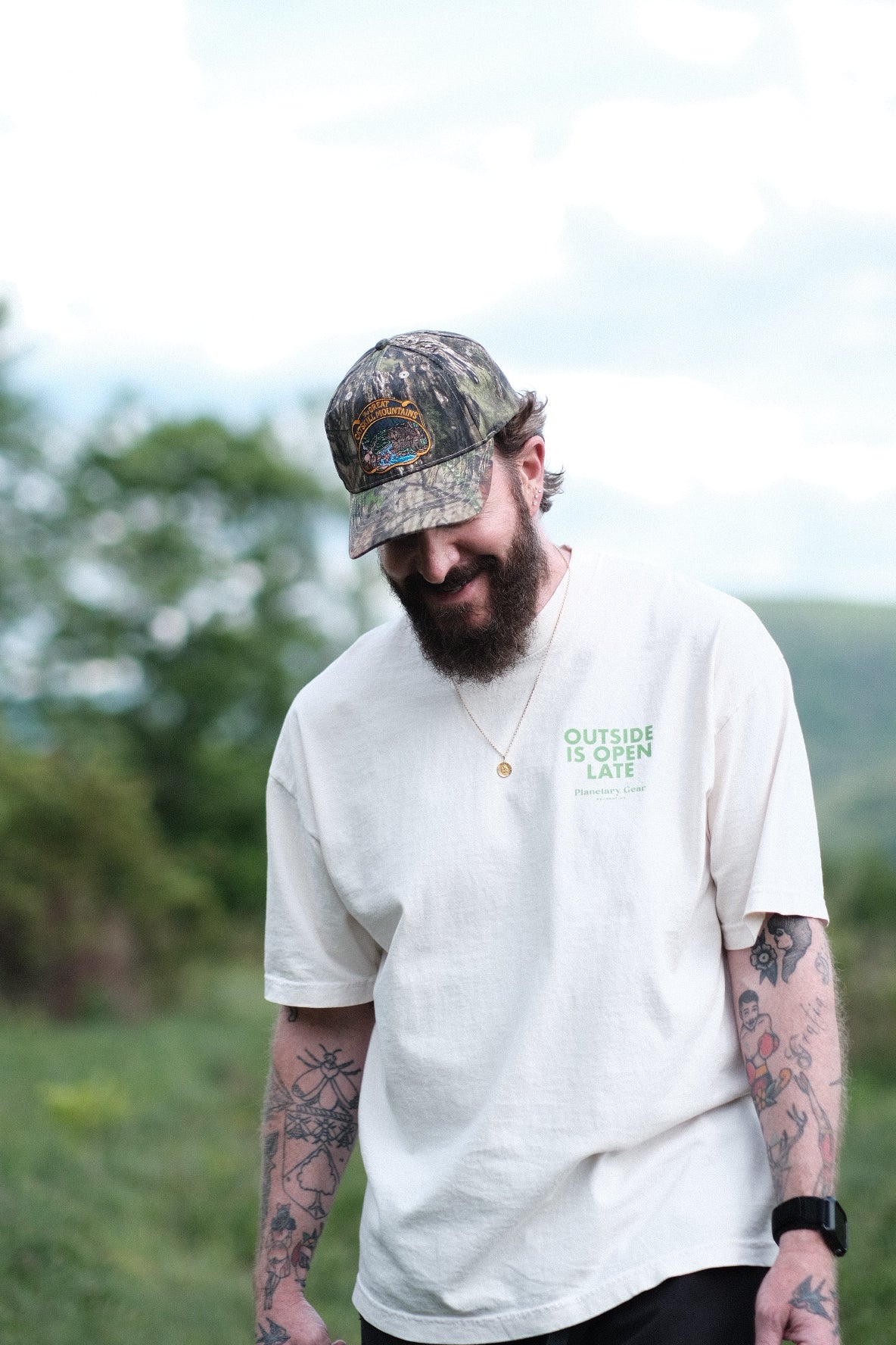 Outside is Open Late Tee