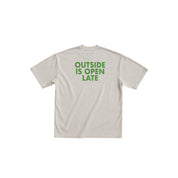 Outside is Open Late Tee